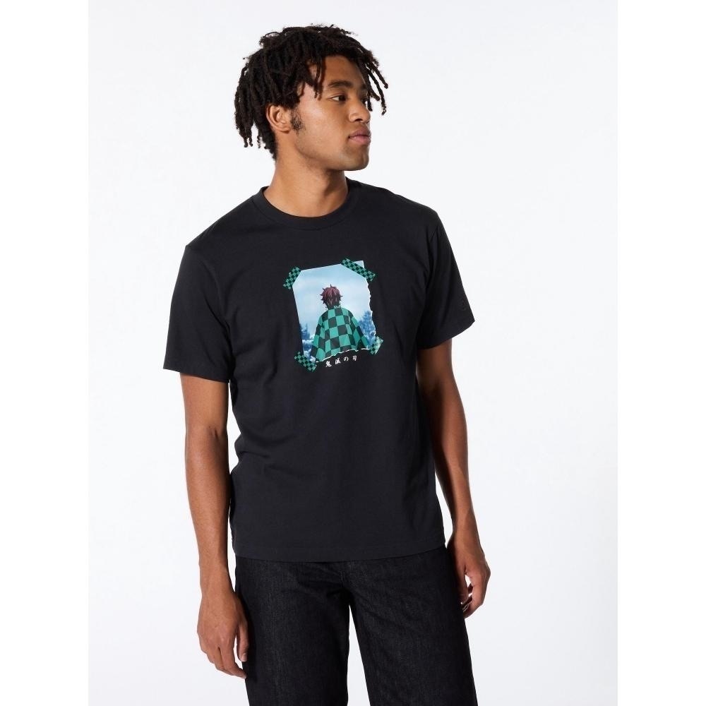 Demon Slayer Black Tanjiro Graphic Tee Small